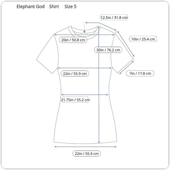 Elephant God Shirt Youth Size 5‎ Green All Over Print Short Sleeve Girls - Picture 3 of 10